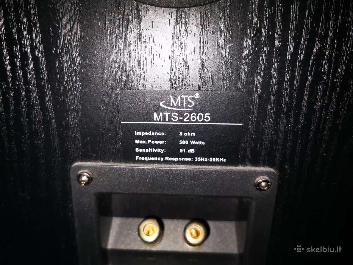 Kolonėlės Millenium Theater Systems Mts-2605 500w - nuotraukos Nr. 4
