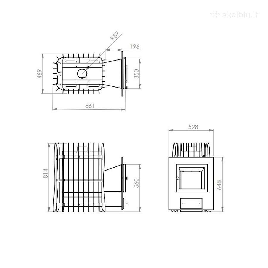 Hotrock Grid su vidine akmenų saugykla 20m3 - nuotraukos Nr. 6