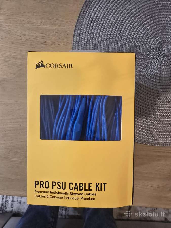 Laidai Corsair Premium Pro, mėlyna - nuotraukos Nr. 2