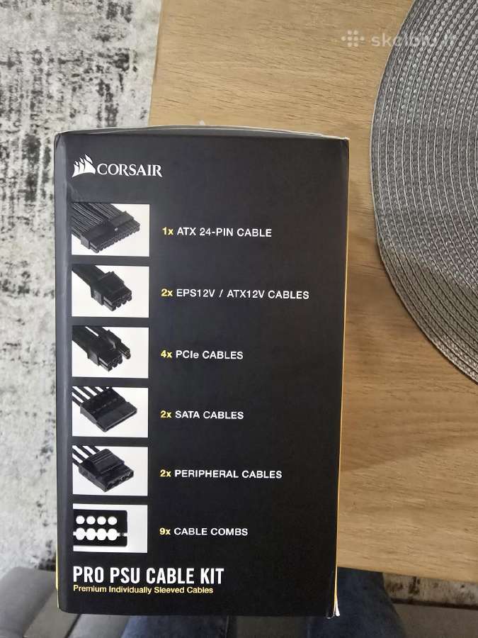 Laidai Corsair Premium Pro, mėlyna - nuotraukos Nr. 3