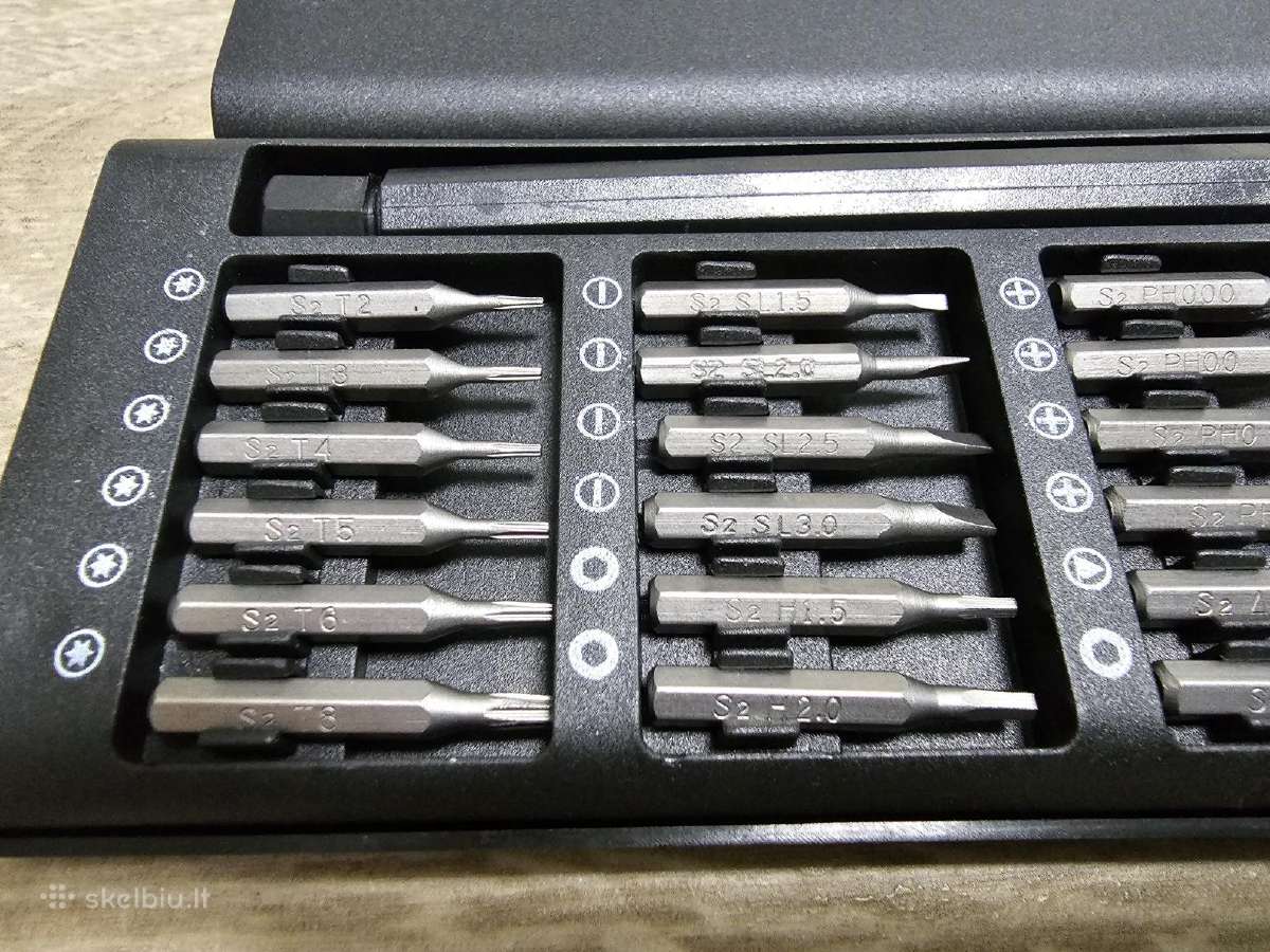 Atsuktuvų rinkinys skirtas smulkiai elektronikai24 - nuotraukos Nr. 3