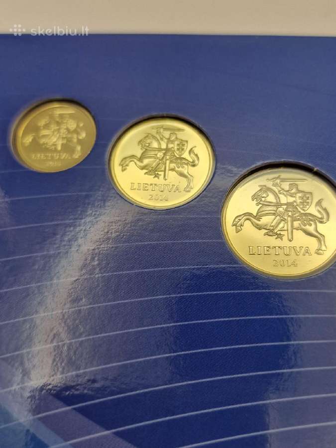 2014 Lietuva, Nato jubiliejus,lito monetų rinkinys - nuotraukos Nr. 7