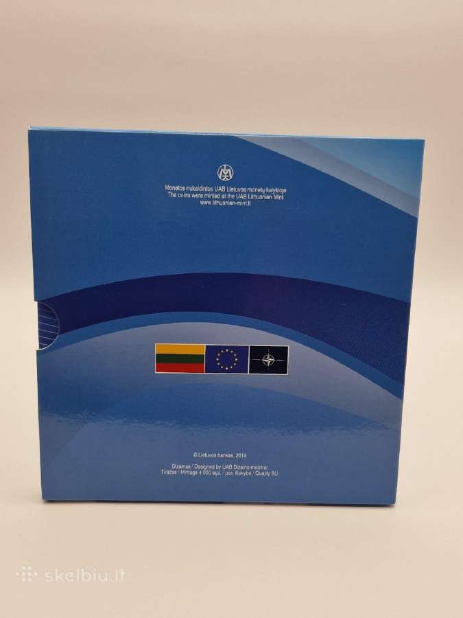 2014 Lietuva, Nato jubiliejus,lito monetų rinkinys - nuotraukos Nr. 10