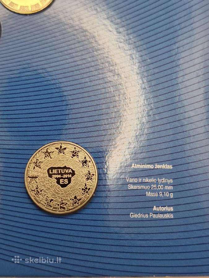 2014 Lietuva, Nato jubiliejus,lito monetų rinkinys - nuotraukos Nr. 8
