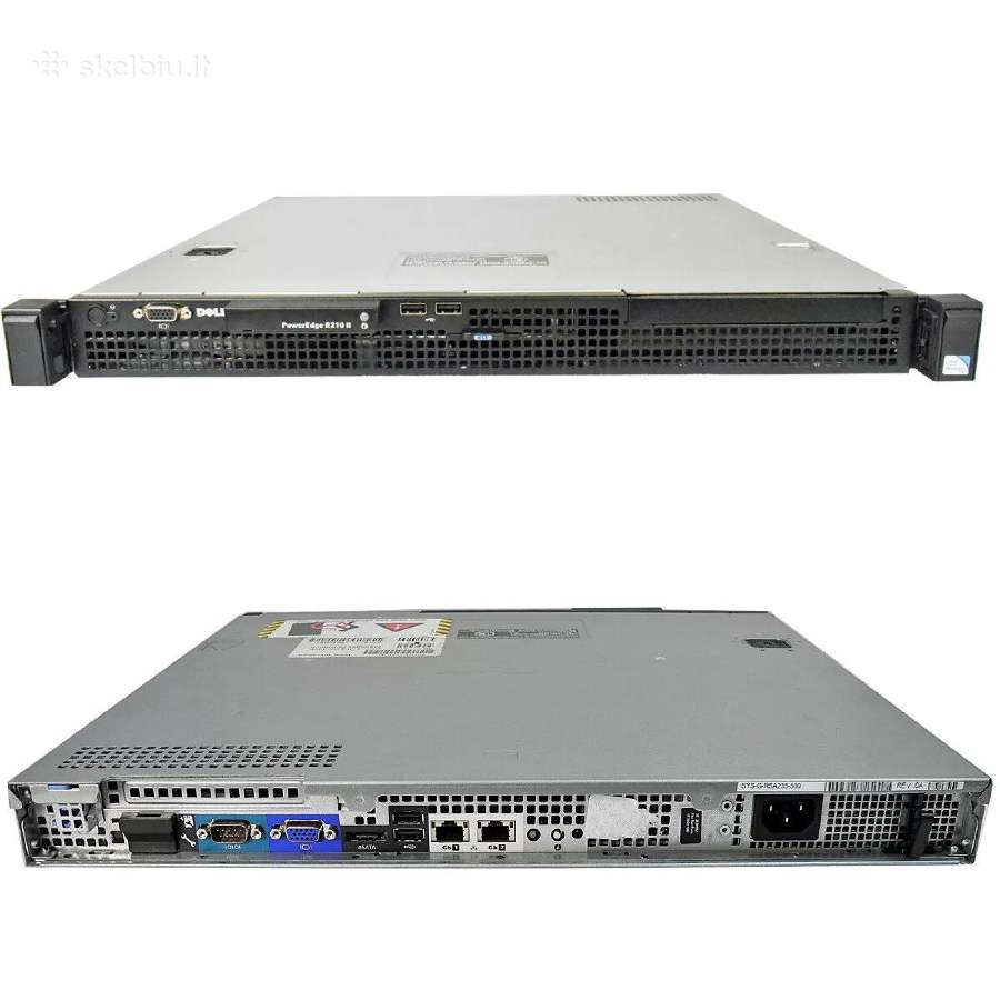 Serveris Dell R210 II E3-1230v2 8gb (su bėgeliais)