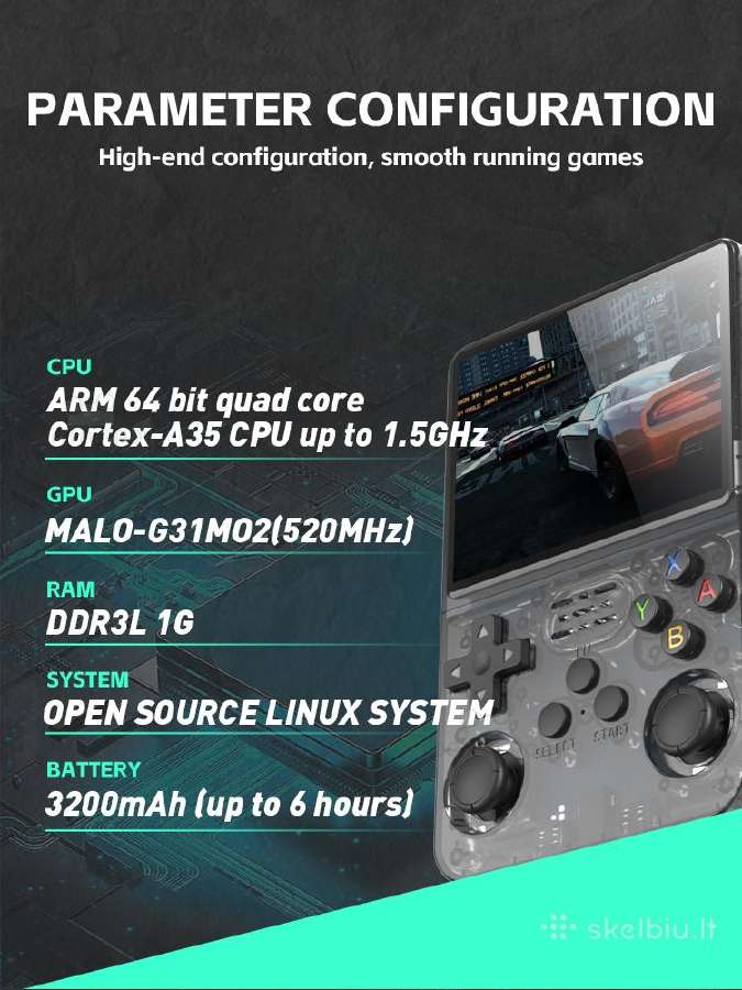R36s retro delninė vaizdo žaidimų konsolė Original - nuotraukos Nr. 6