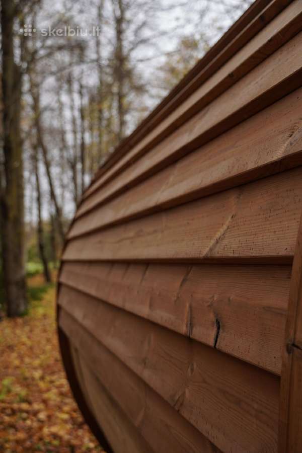 2.6m apvali pirtis - termo mediena - nuotraukos Nr. 11