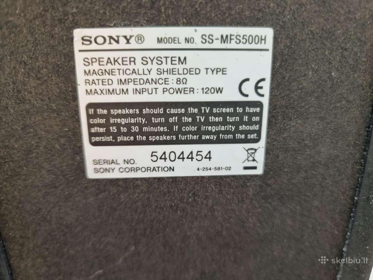 Naujos Sony Ss-sfcr 505h kolonėlės - nuotraukos Nr. 24