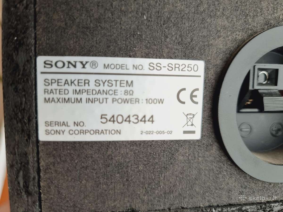 Naujos Sony Ss-sfcr 505h kolonėlės - nuotraukos Nr. 26