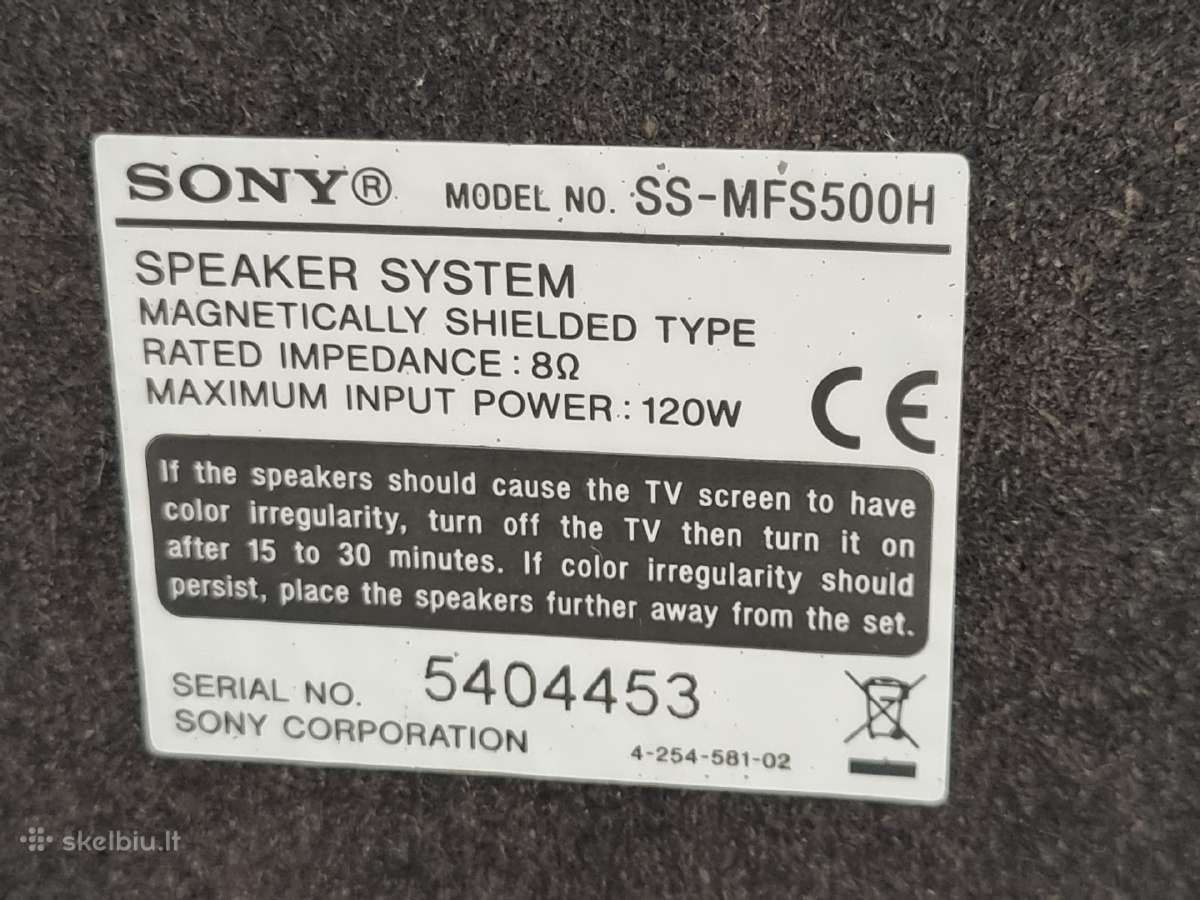 Naujos Sony Ss-sfcr 505h kolonėlės - nuotraukos Nr. 27