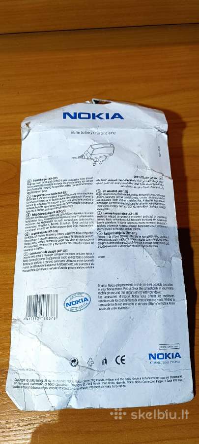 Naujas originalus Nokia įkroviklis - nuotraukos Nr. 2