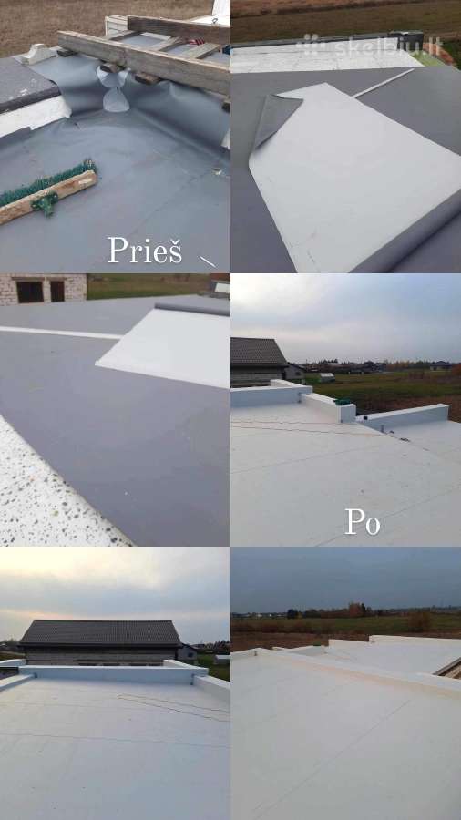 Stogų dengimas Pvc ir mida - nuotraukos Nr. 12