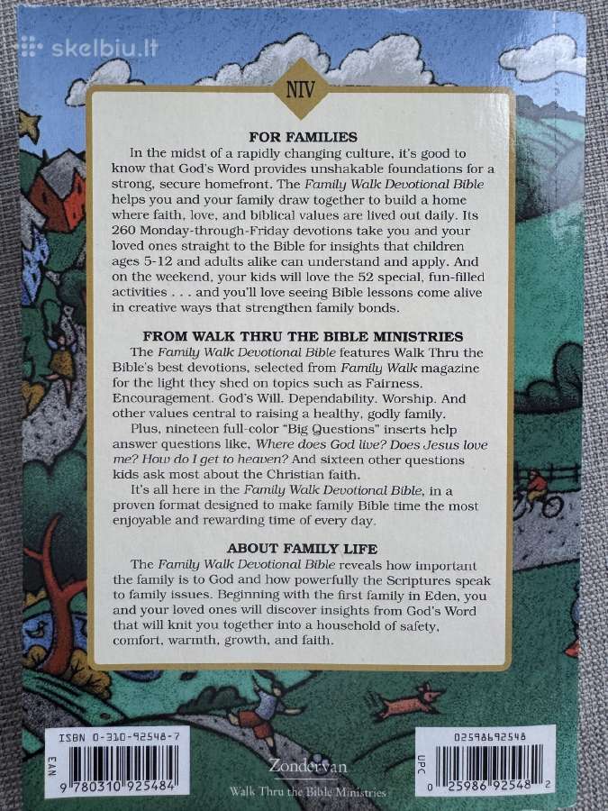 Šeimininė Biblija Family Walk Devotional Bible - nuotraukos Nr. 2