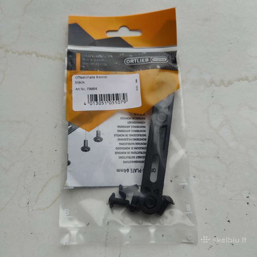 Ortlieb Fuel Pack krepšio tvirtinimo plokštelė - nuotraukos Nr. 2