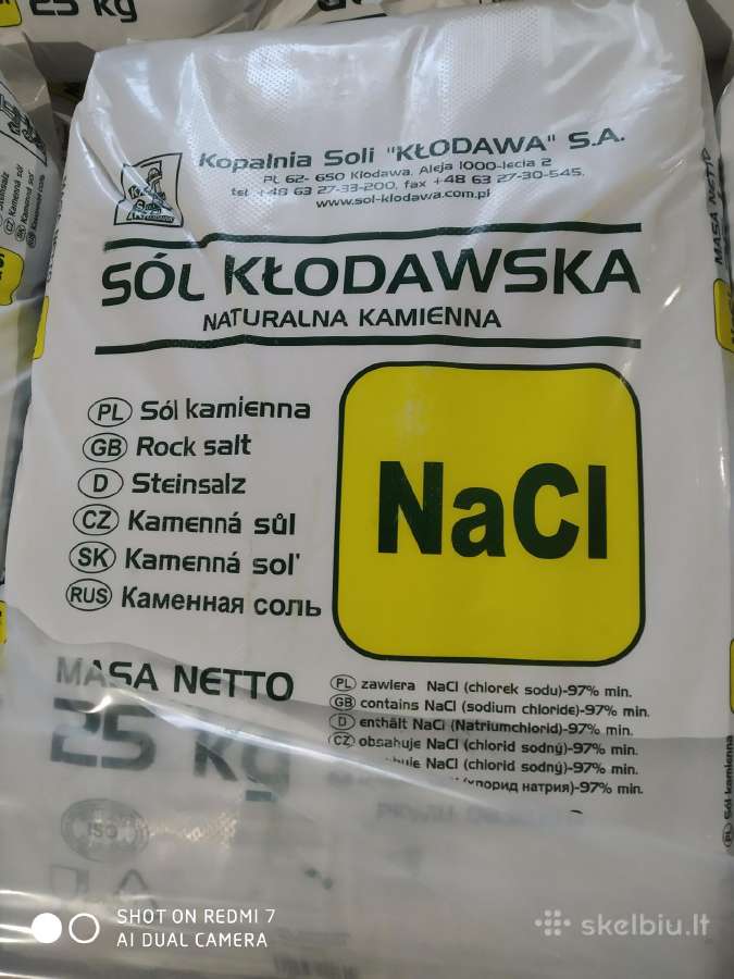 Jūros druska be priedų. Maišas 25 kg 4,90 eur - nuotraukos Nr. 6