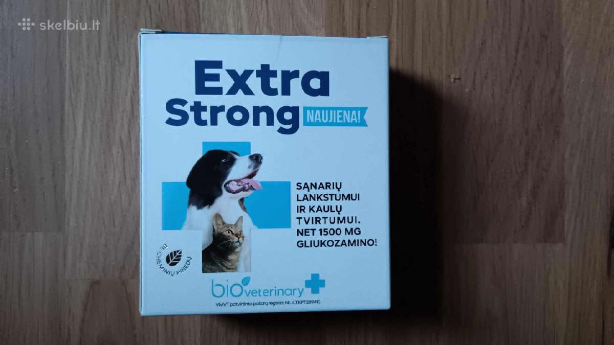 Šunims, katėms, gyvūnams gliukozaminas, papildai