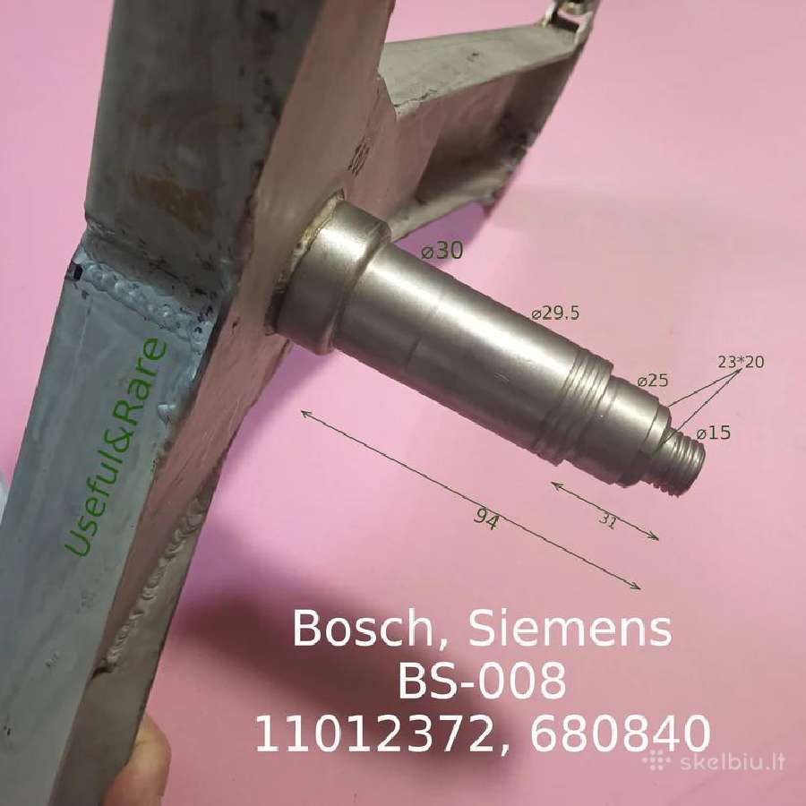 Skalbimo mašinos Bosch/siemens kryžmė - nuotraukos Nr. 3