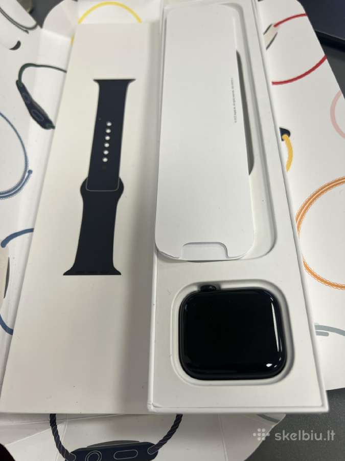 Apple Watch 9 GPS+lte 45mm ir kiti Nauji(ekspozic)