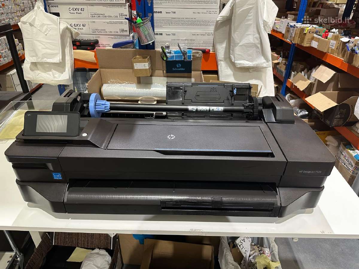Parduodamas naudotas Hp Designjet T120 braižytuvas