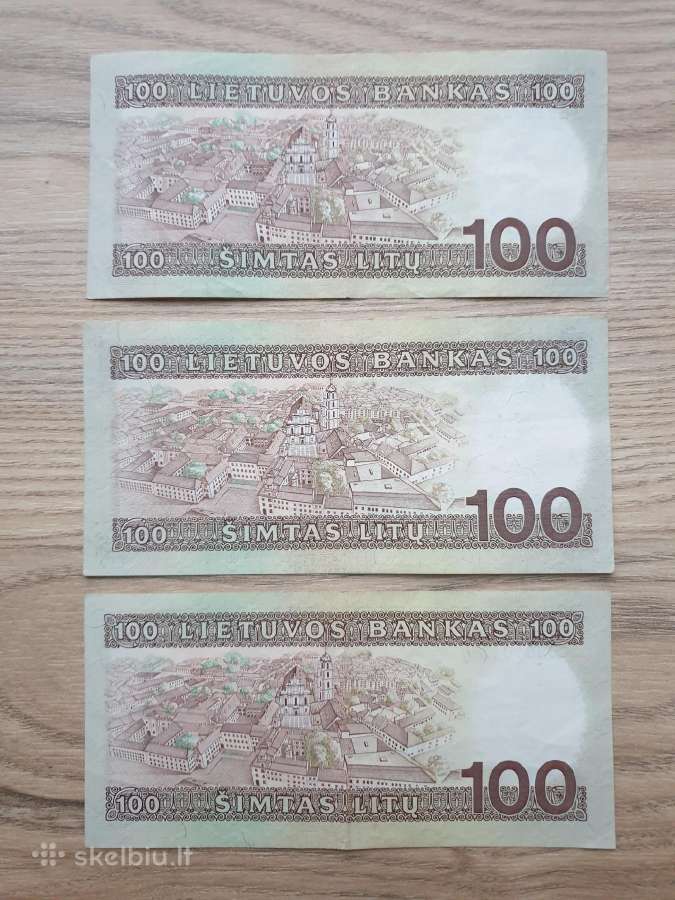 1991 metų 100 litų - nuotraukos Nr. 2