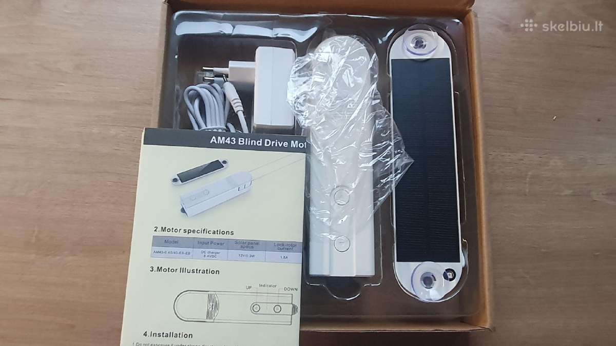 Žaliuzių pavara valdoma iš telefono