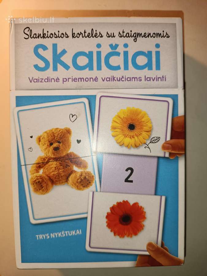 Skaičiai. Raidės ir gyvūnai (slankiosios kortelės)