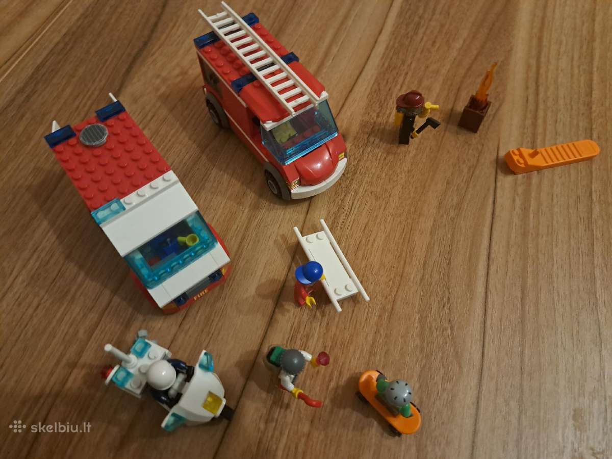 Lego 60023 greitoji,policijos motociklas, gaisrinė - nuotraukos Nr. 6