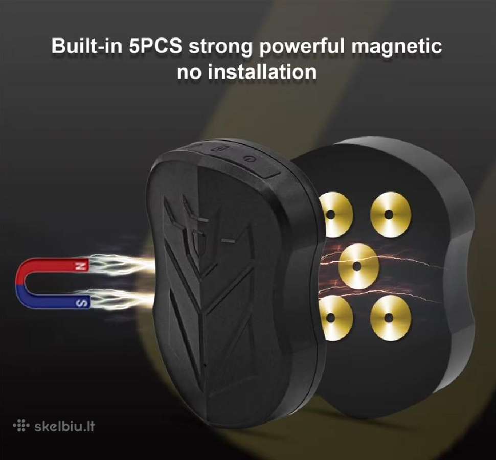 GPS seklys tracker su magnetu ir 5000 mah - nuotraukos Nr. 3