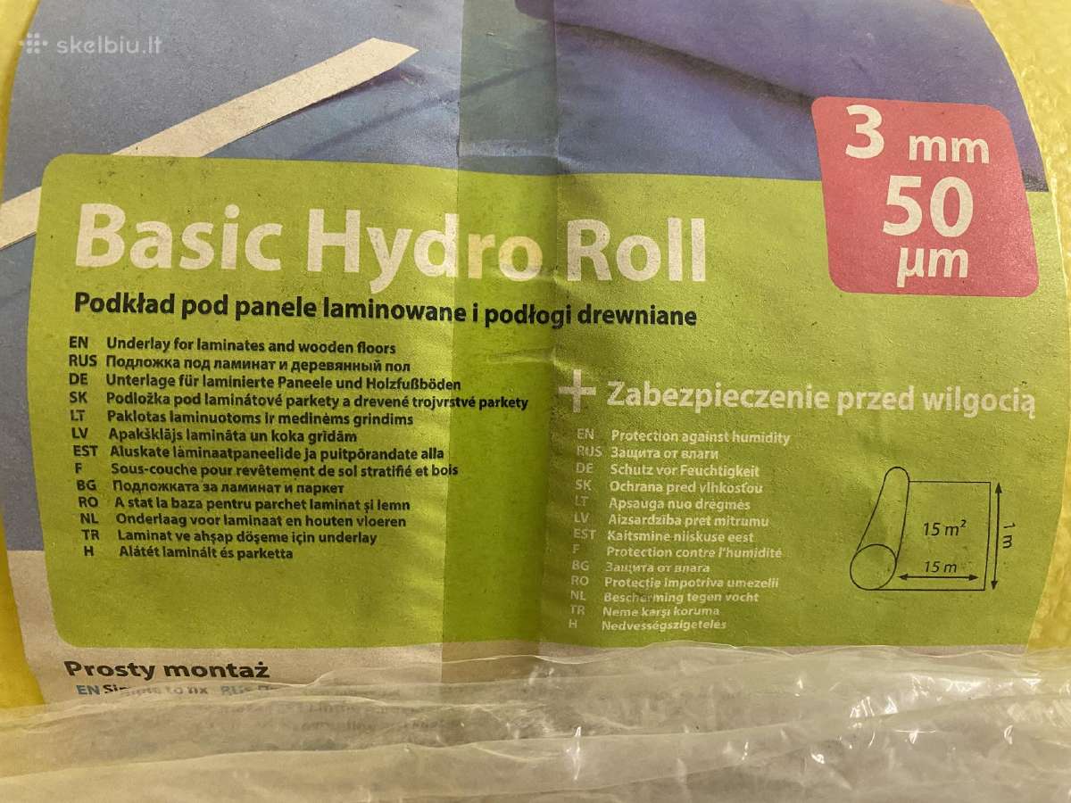 Paklotas Basic Hydro Roll Grindu Dangai - nuotraukos Nr. 2