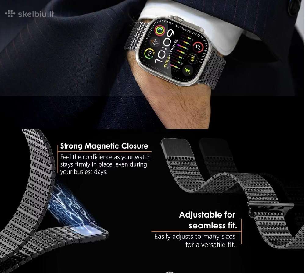 Ko trūksta, kad atrodyti prabangiai?apple watch 10 - nuotraukos Nr. 2