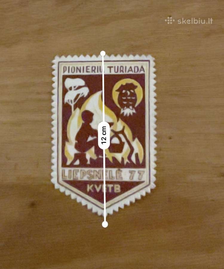 Emblema - Pionierių Turiada Liepsnelė 77 - nuotraukos Nr. 2