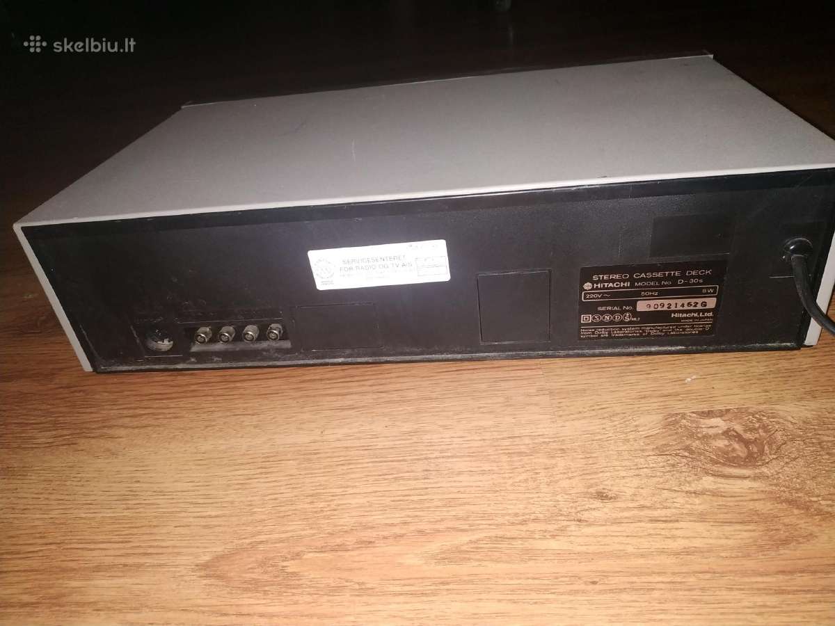Kasetine deka magnetofonas Hitachi - nuotraukos Nr. 8