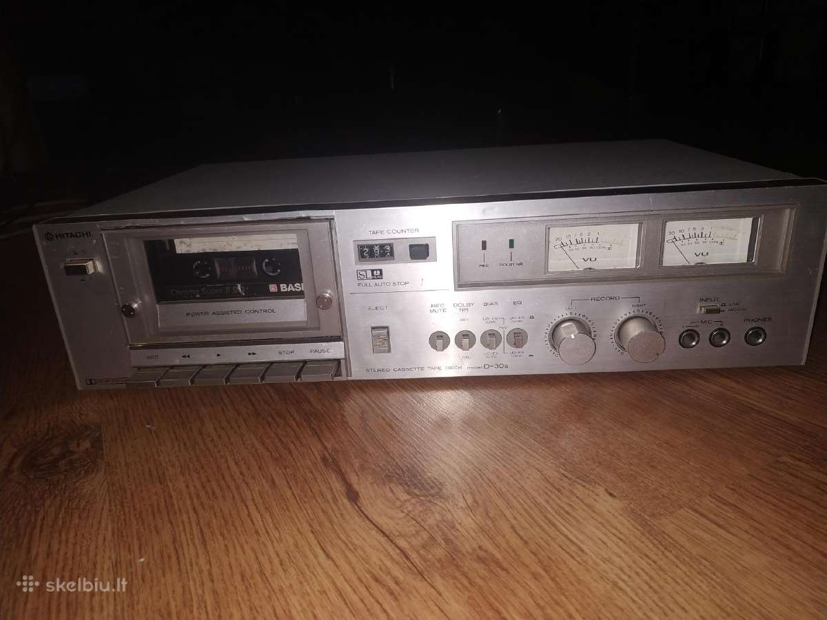 Kasetine deka magnetofonas Hitachi - nuotraukos Nr. 3