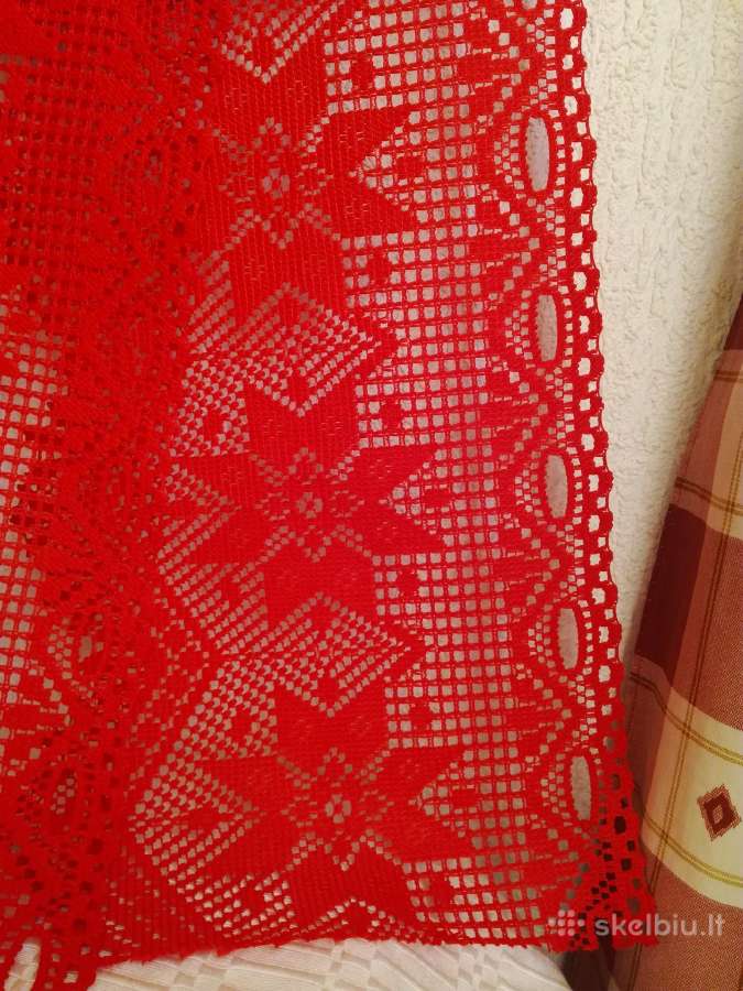 Labai graži,kokybiška raudona užuolaida - nuotraukos Nr. 6