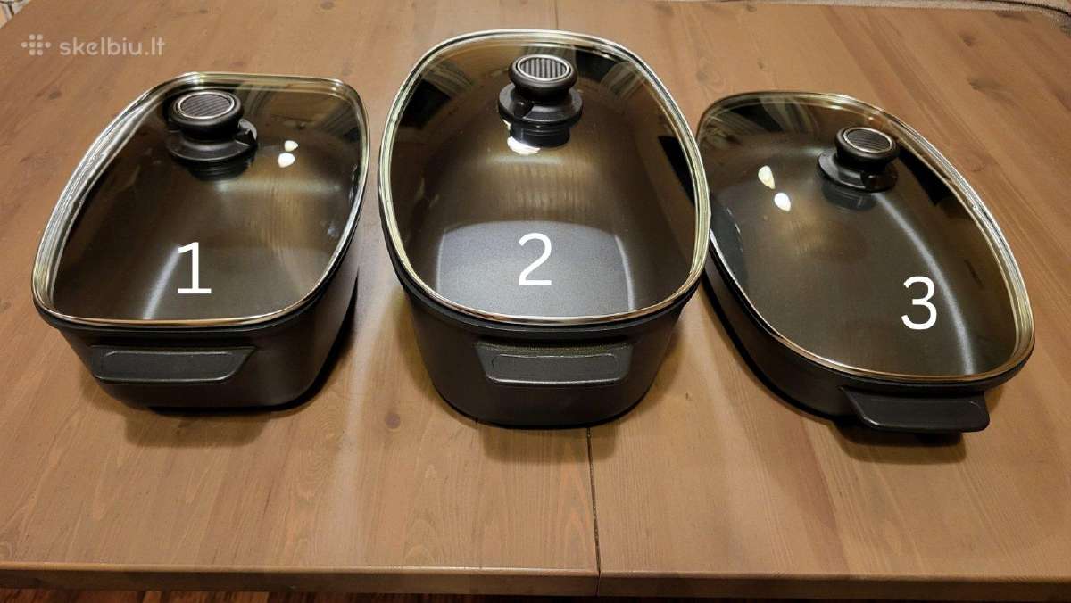 Daniški Gastrolux troškintuvai ir keptuvės