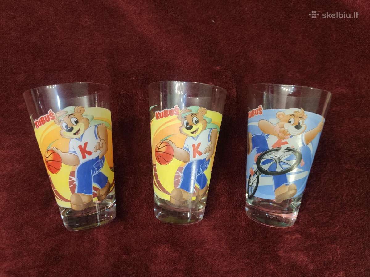 Stiklinė Kubuš 3€/vnt.
