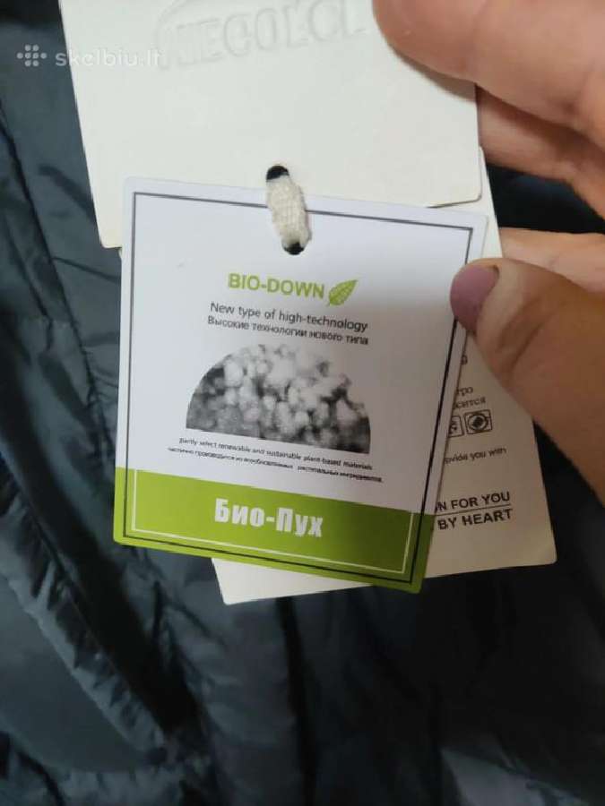 Chaki spalvos ilga žieminė striukė paltas (XL-XXL) - nuotraukos Nr. 10