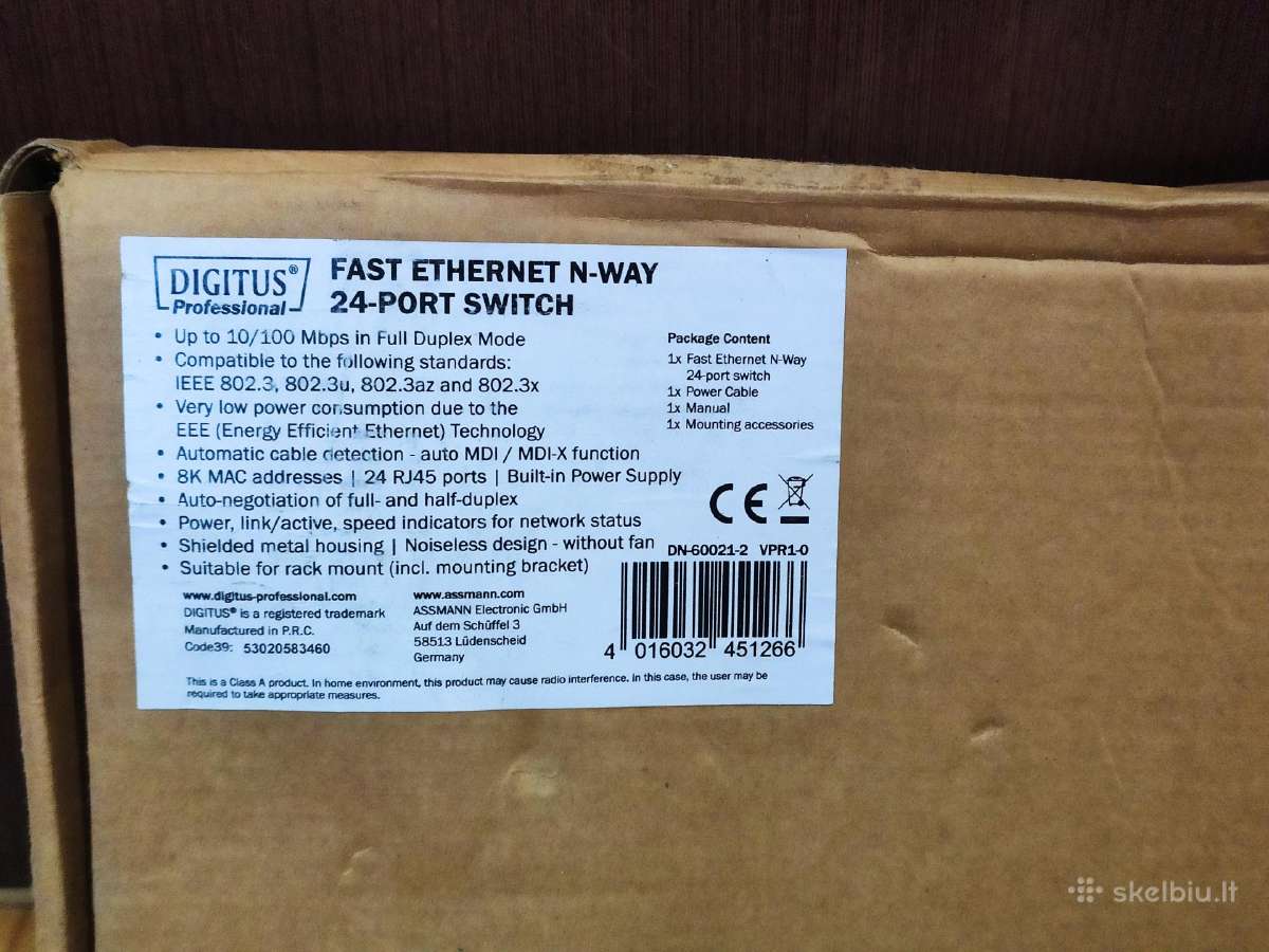 Digitus 24 port Dn-60021-2 - nuotraukos Nr. 2
