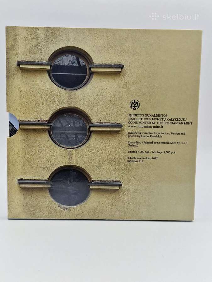 2022 m., Numizmatinis euro monetų rinkinys, Kaunas - nuotraukos Nr. 4
