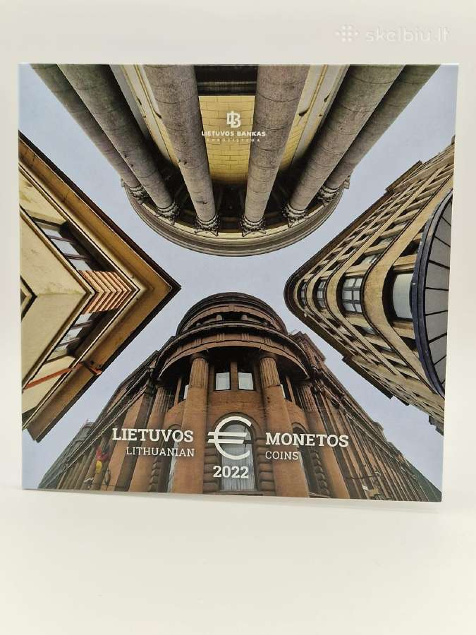 2022 m., Numizmatinis euro monetų rinkinys, Kaunas - nuotraukos Nr. 5