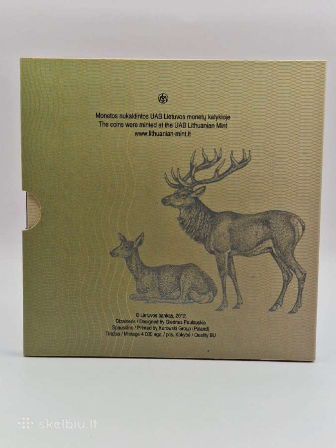 2012 m., Lietuva, Talonai, Lito monetų Bu rinkinys - nuotraukos Nr. 7