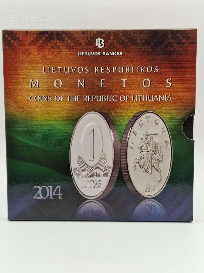 2014 Lietuva Lito monetų Bu rinkinys!