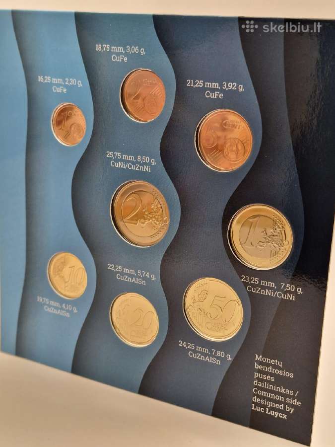 2023 Lietuva Klaipėda Euro monetų Bu rinkinys! - nuotraukos Nr. 3
