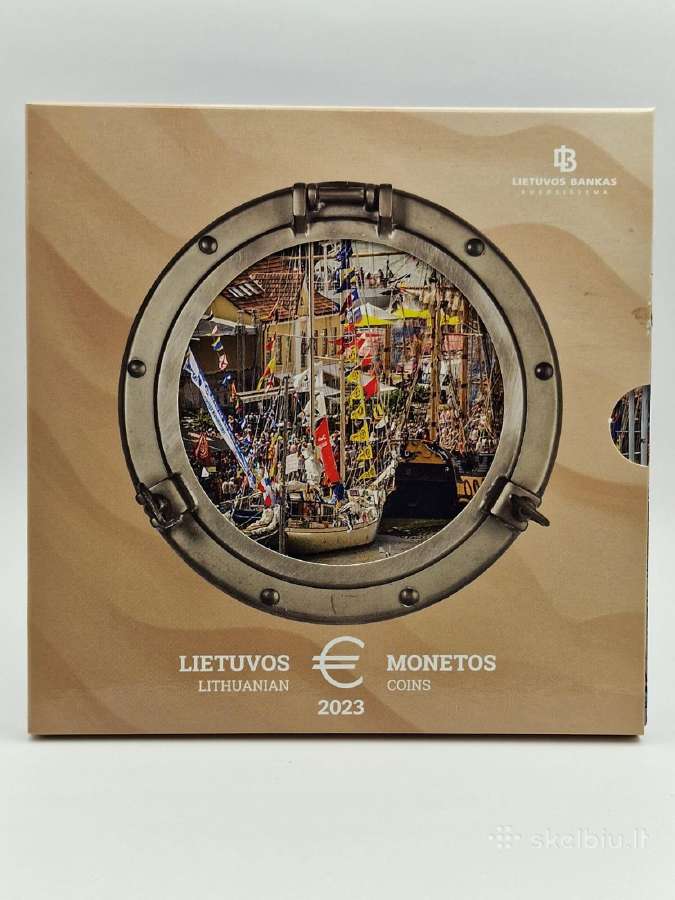 2023 Lietuva Klaipėda Euro monetų Bu rinkinys!