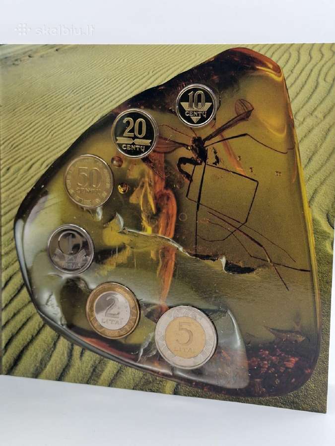 2000 m., Lietuva, Bu litų monetų rinkinys - nuotraukos Nr. 5