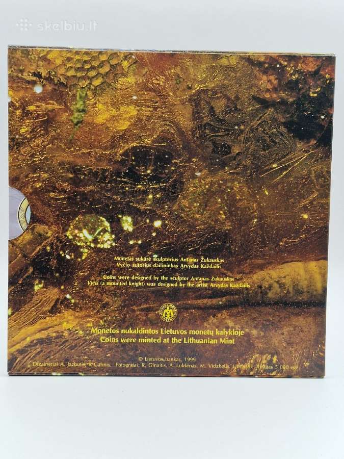 2000 m., Lietuva, Bu litų monetų rinkinys - nuotraukos Nr. 6