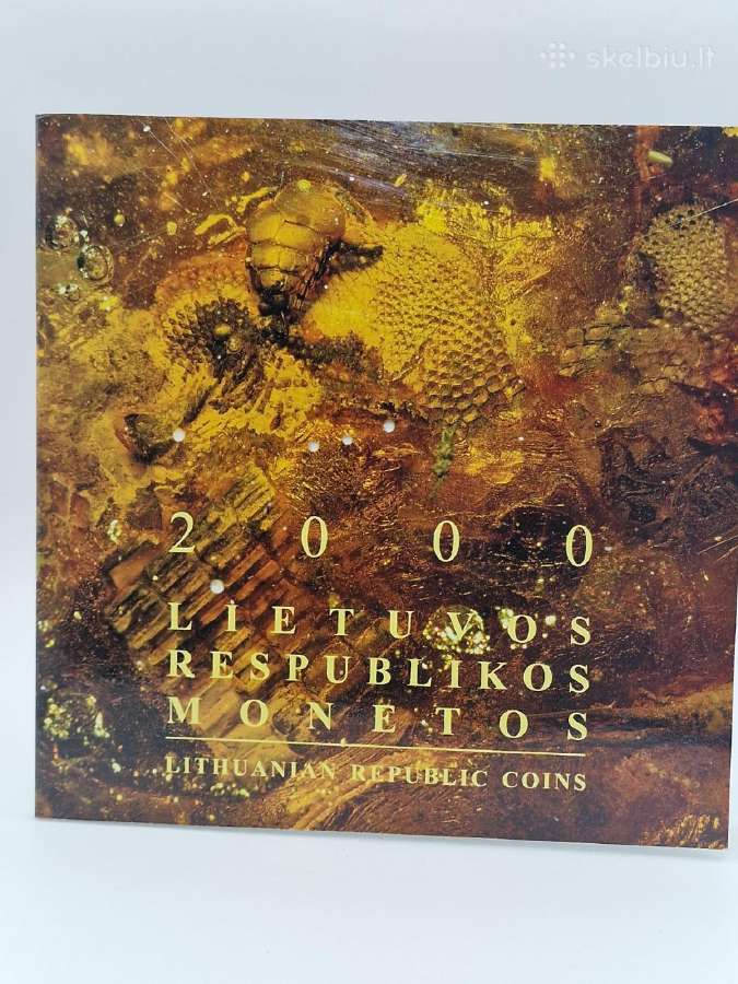 2000 m., Lietuva, Bu litų monetų rinkinys - nuotraukos Nr. 2