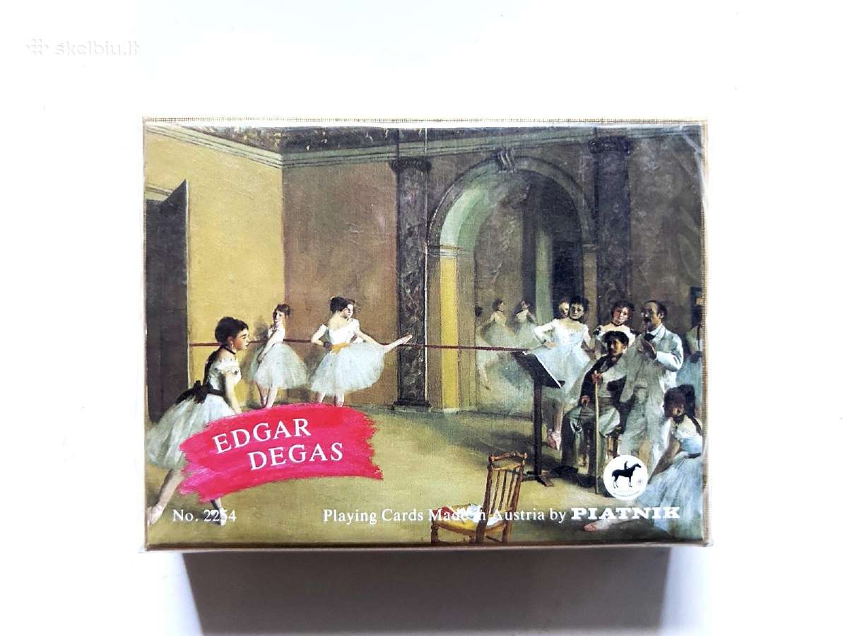 Naujos kortos Edgar Degas 2x55