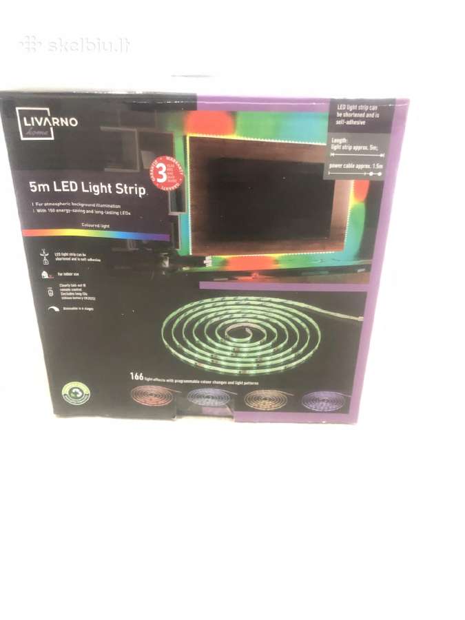 Nauja LED juosta 5 metru už 17 eur.