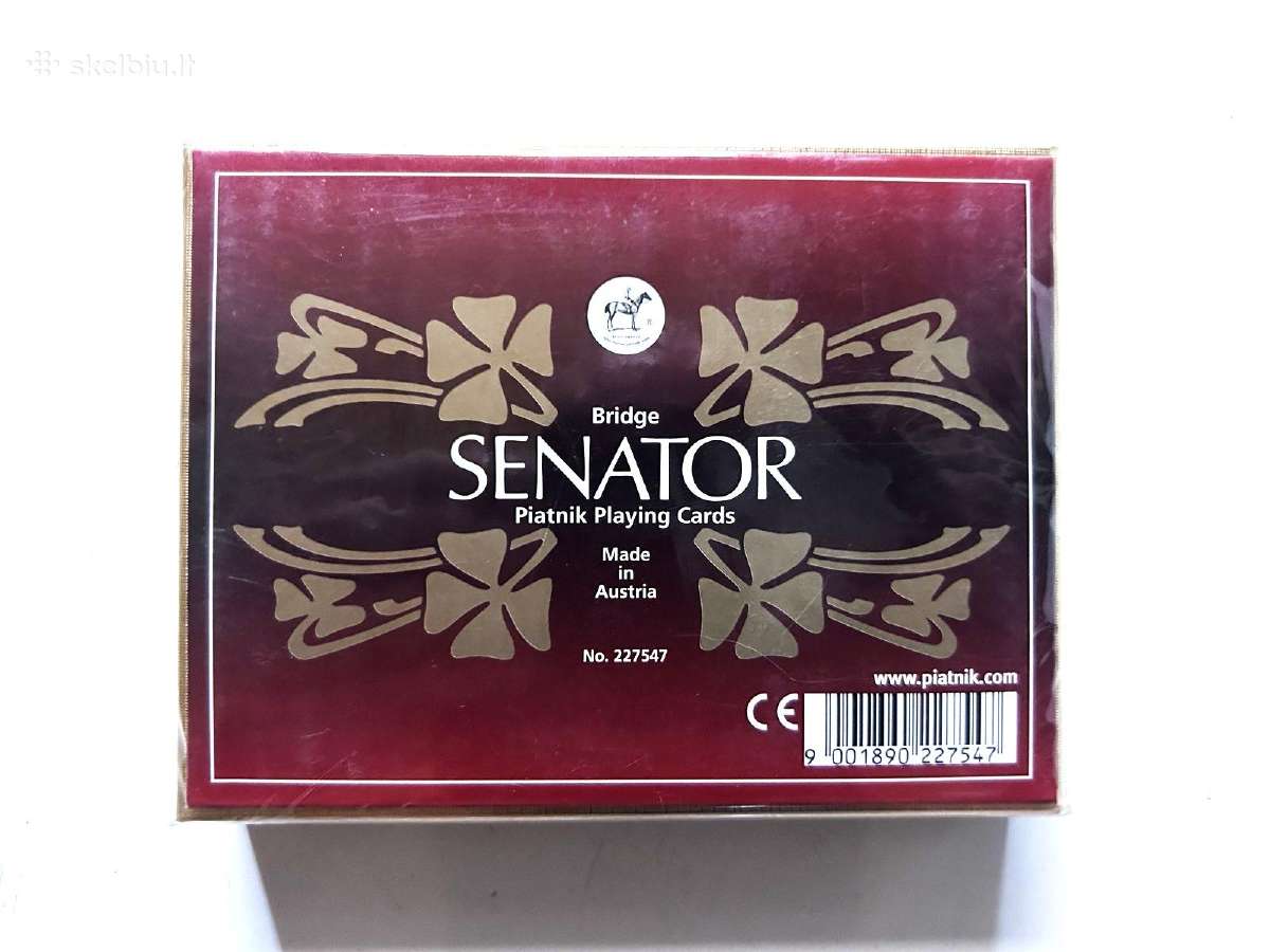 Naujos kortos Senator 2x55